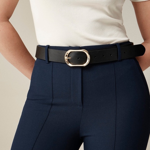 J Crew Women's Natalia cropped stretch pant navy Size 2 Petite NWT - Picture 2 of 5